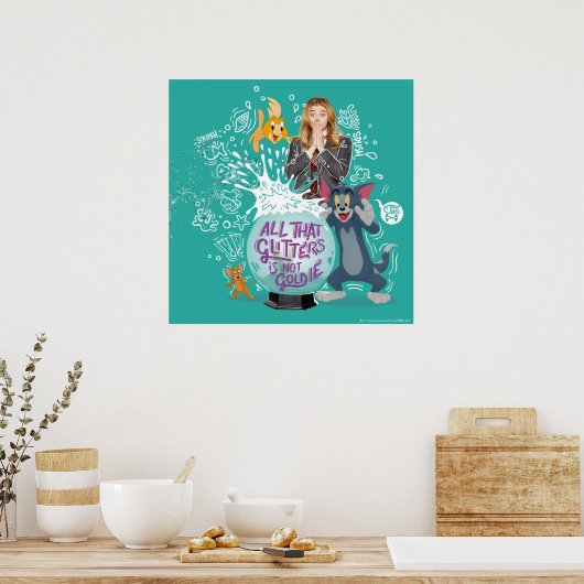 Tom en Jerry - het enige dat glitters zijn is niet Poster (Keuken)