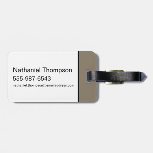 Tom en Jerry "Het is tijd om te surfen" Bagagelabel (Achterkant horizontaal)