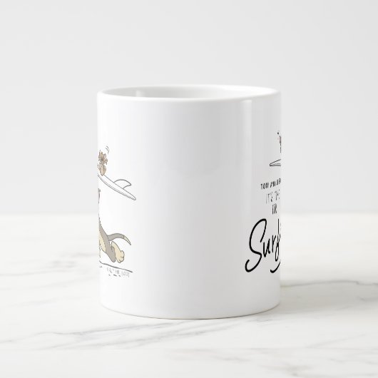 Tom en Jerry "Het is tijd om te surfen" Grote Koffiekop (Voorkant)