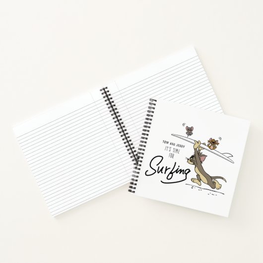 Tom en Jerry "Het is tijd om te surfen" Notitieboek (Binnen)