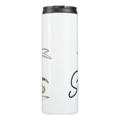 Tom en Jerry "Het is tijd om te surfen" Thermosbeker (Achterkant)