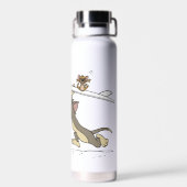 Tom en Jerry "Het is tijd om te surfen" Waterfles (Achterkant)