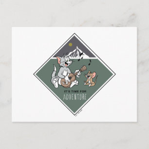 Tom en Jerry "Het is tijd voor avontuur" Briefkaart