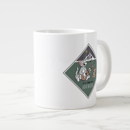 Tom en Jerry "Het is tijd voor avontuur" Grote Koffiekop (Voorkant rechts)