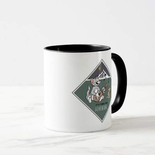 Tom en Jerry "Het is tijd voor avontuur" Mok (Voorkant rechts)