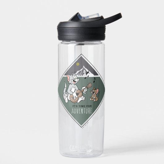Tom en Jerry "Het is tijd voor avontuur" Waterfles (Links)