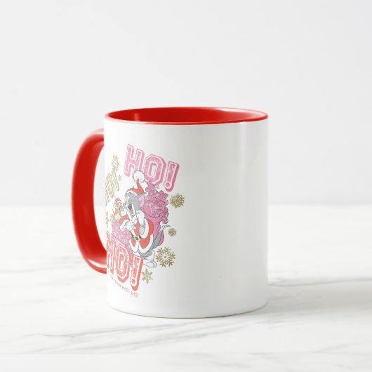 Tom en Jerry "Ho! Ho! Ho!" Santa Cft-levering Mok (Voorkant links)