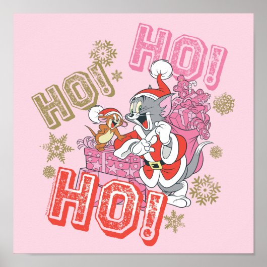 Tom en Jerry "Ho! Ho! Ho!" Santa Cft-levering Poster (Voorkant)