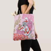 Tom en Jerry "Ho! Ho! Ho!" Santa Cft-levering Tote Bag (Dichtbij)