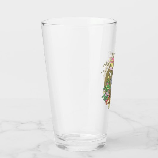 Tom en Jerry Holiday Cheer Glas (Rechts)