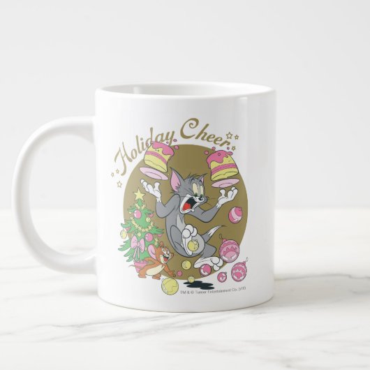 Tom en Jerry Holiday Cheer Grote Koffiekop (Links)