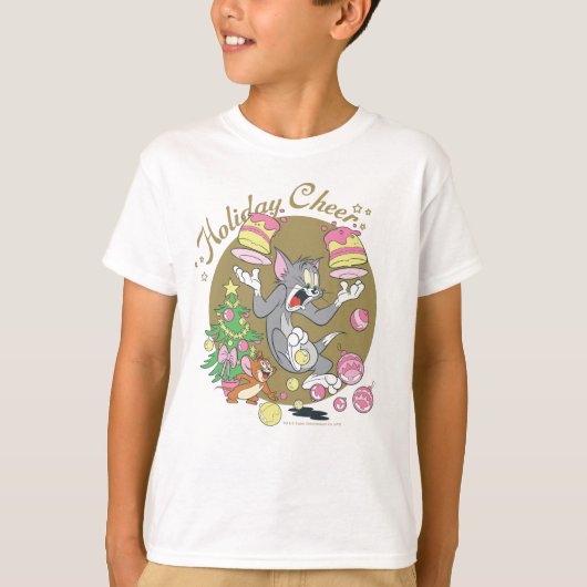 Tom en Jerry Holiday Cheer T-shirt (Voorkant)