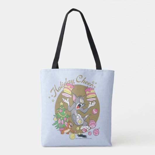 Tom en Jerry Holiday Cheer Tote Bag (Achterkant)