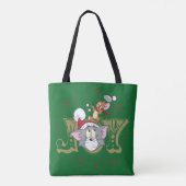 Tom en Jerry Holiday Joy Tote Bag (Achterkant)