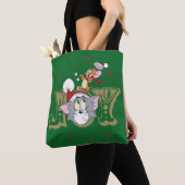 Tom en Jerry Holiday Joy Tote Bag (Dichtbij)