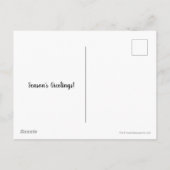 Tom en Jerry Holiday Logo Feestdagenkaart (Achterkant)