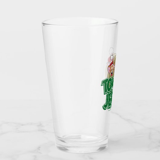 Tom en Jerry Holiday Logo Glas (Rechts)