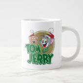 Tom en Jerry Holiday Logo Grote Koffiekop (Rechts)