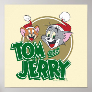 Tom en Jerry Holiday Logo Poster