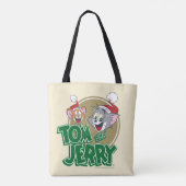 Tom en Jerry Holiday Logo Tote Bag (Achterkant)