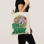 Tom en Jerry Holiday Logo Tote Bag (Dichtbij)
