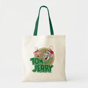 Tom en Jerry Holiday Logo Tote Bag