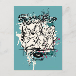 Tom en Jerry Hollywood CA Briefkaart