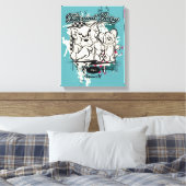 Tom en Jerry Hollywood CA Canvas Afdruk (Insitu (Slaapkamer))