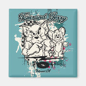 Tom en Jerry Hollywood CA Magneet (Voorkant)