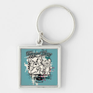 Tom en Jerry Hollywood CA Sleutelhanger