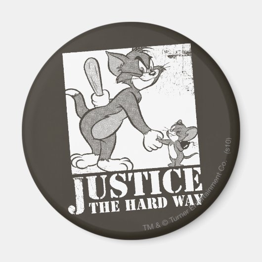 Tom en Jerry Justice de harde weg Magneet (Voorkant)