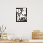 Tom en Jerry Justice de harde weg Poster (Keuken)