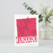 Tom en Jerry Justice The Hard Way Briefkaart (Staand voorkant)