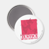 Tom en Jerry Justice The Hard Way Magneet (Voorkant / Achterkant)