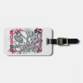 Tom en Jerry kijken naar je rug Bagagelabel (Voorkant horizontaal)