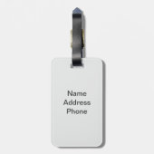 Tom en Jerry kijken naar je rug Bagagelabel (Achterkant verticaal)