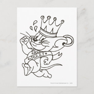 Tom en Jerry King Jerry Briefkaart