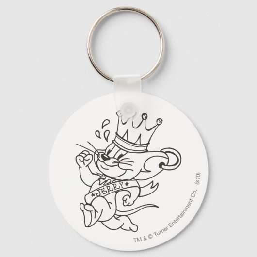 Tom en Jerry King Jerry Sleutelhanger (Voorkant)