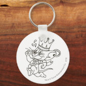 Tom en Jerry King Jerry Sleutelhanger (Voorkant)