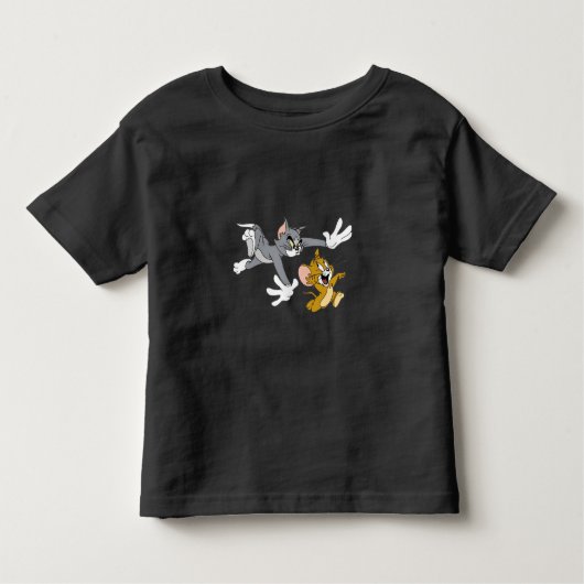 Tom en Jerry Leuk Zwart T-shirt voor kinderen (Voorkant)