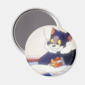 Tom en Jerry lezen een boek Magneet (Voorkant / Achterkant)
