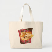 Tom en Jerry Logo 2 Grote Tote Bag (Voorkant)