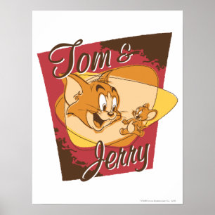 Tom en Jerry Logo 2 Poster