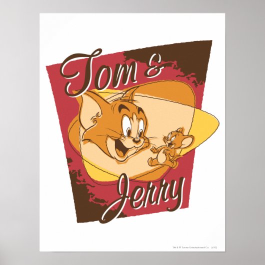 Tom en Jerry Logo 2 Poster (Voorkant)
