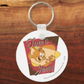 Tom en Jerry Logo 2 Sleutelhanger (Voorkant)