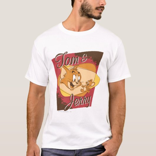 Tom en Jerry Logo 2 T-shirt (Voorkant)