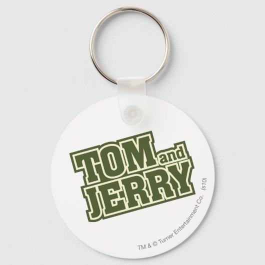 Tom en Jerry Logo 3 Sleutelhanger (Voorkant)