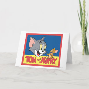 Tom en Jerry Logo Flat Kaart