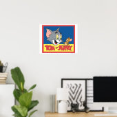 Tom en Jerry Logo Flat Poster (Thuiskantoor)