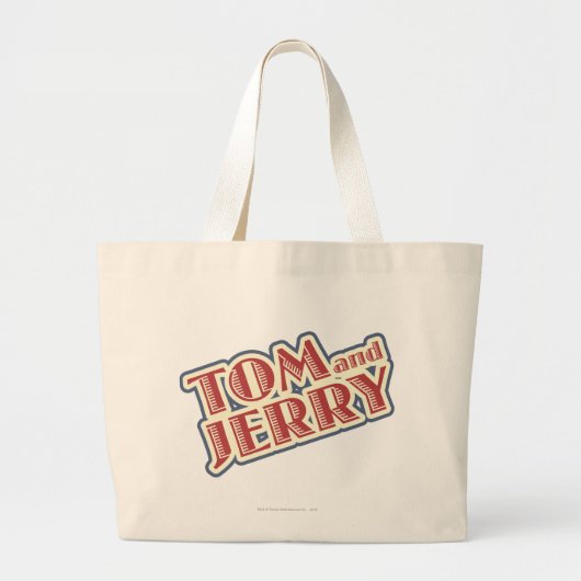 Tom en Jerry Logo Grote Tote Bag (Voorkant)